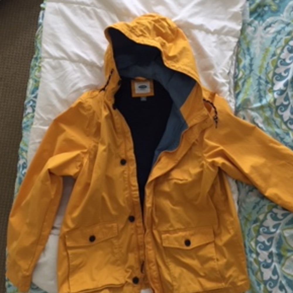 Old Navy Men's Yellow Anorak style Jacket size XXL
